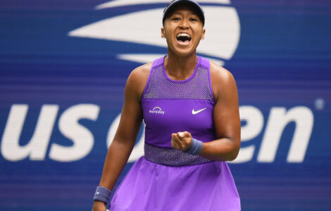 Coco Gauff and Naomi Osaka play each other at the US Open on Monday